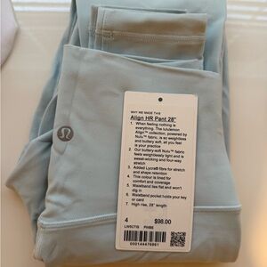 lululemon athletica Align HR Pant 28" — Light Blue